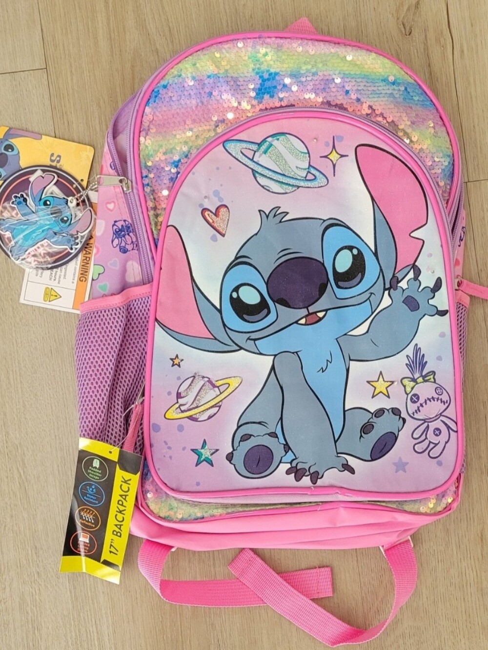 🆕️ Stitch Light-Up Backpack 17"